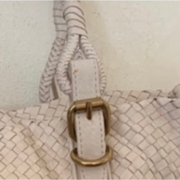 Elliot Lucca real leather woven handbag, perfect carry-all spring/summer… - Picture 8 of 8